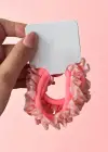 12li Karışık Renk Çiçek Figürlü Simit Toka Set