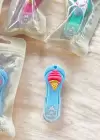 12li Karışık Renk Dondurma Figürlü Tırnak Makası Set