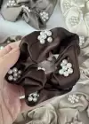 12li Karışık Renk İnci Detaylı Simit Toka Set