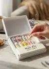12li Karışık Renk İnci Detaylı Takma Tırnak Set (Yapıştırıcılı)