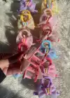 12li Karışık Renk Kelebek Figürlü Mandal Toka Set