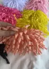 12li Karışık Renk Kıvırcık Figürlü Pens Toka Set