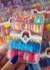 12li Karışık Renk Lastik Toka Set