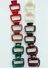 12li Karışık Renk Mandal Toka Set