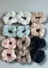 12li Karışık Renk Peluş Simit Toka Set