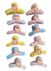 12li Karışık Renk Unicorn Figürlü Peluş Toka Set