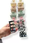 12li Karışık Renk Yıldız Figürlü Mandal Toka Set