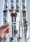 12li Karışık Renk Yıldız Figürlü Topuz Kalemi/ Tokası Set