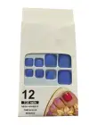 12li Mavi Renk Takma Tırnak Set (Yapıştırıcılı)