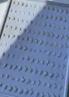 140lı Karışık Renk Standlı Tragus Küpe Set