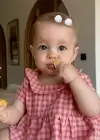2li Beyaz Renk Ponponlu Saçsız Bebek Tokası