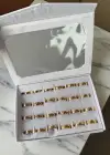 24lü Altın Renk Numaralı Kalın Çelik Alyans Set