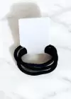 3lü Siyah Renk Lastik Toka