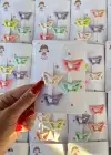 30lu Karışık Kelebek Figürlü Renk Yan Toka Set