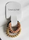 4lü Karışık Renk Lastik Toka
