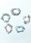 5li Karışık Renk Lastik Toka Set
