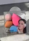 5li Karışık Renk Makyaj Süngeri Set
