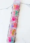 6lı Karışık Renk Kurdele Figürlü Yan Toka Set