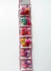 6lı Karışık Renk Şapka Figürlü Lastik Toka Ve Yan Toka Set