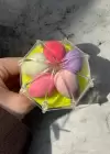 6lı Karışık Renk Şemsiye Figürlü  Makyaj Süngeri Set