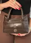 Acı Kahve Renk Kadın Deri Çanta