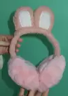 Açık Pembe Renk Peluş Kulaklık