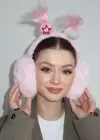 Açık Pembe Renk Saç Detaylı Peluş Kulaklık