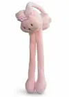 Açık Pembe Renk Tavşan Figürlü Kulakları Oynayan Peluş Kulaklık
