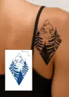 Ağaç Figürlü 12 Saat Sonra Kararan Geçici Mini Dövme Tattoo