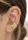 Altın Renk Ear Cuff (Tek)