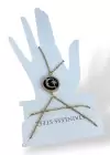 Altın Renk Ay Ve Yıldız Figürlü Taş Detaylı Çelik Şahmeran