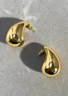 Altın Renk Çelik Bottega Küpe (Çift)