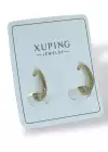 Altın Renk Çelik Halka Xupıng Küpe (Çift)