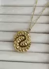 Altın Renk Çelik Kolye