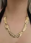 Altın Renk Çelik Kolye