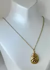 Altın Renk Çelik Kolye