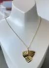 Altın Renk Çelik Kolye