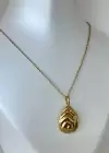 Altın Renk Çelik Kolye