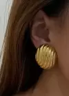 Altın Renk Çelik Küpe (Çift)