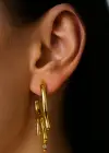 Altın Renk Çelik Küpe (Çift)