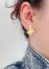 Altın Renk Çelik Küpe (Çift)