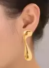 Altın Renk Çelik Küpe (Çift)