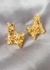 Altın Renk Çelik Küpe (Çift)