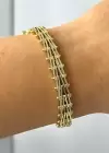 Altın Renk Çelik Xupıng VİP  Bileklik