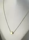 Altın Renk Çiçek Figürlü Kolye