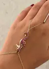 Altın Renk Deniz Atı Figürlü 14K Altın Kaplama TX Şahmeran