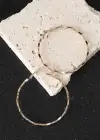 Altın Renk Halka Küpe (Çift)