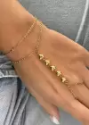 Altın Renk Kalp Figürlü Çelik Şahmeran