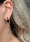 Altın Renk Kalp Figürlü Sallantılı Çelik Xuping Küpe (Çift)
