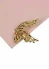 Altın Renk Kelebek Figürlü 14K Altın Kaplama TX Ear Cuff (Tek)